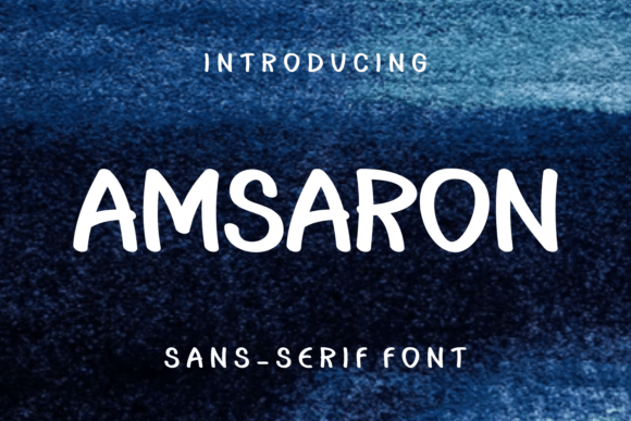 Amsaron Font: Modern Typography for Crafters