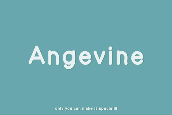 Angevine: A Unique Sans Serif for Creative Projects