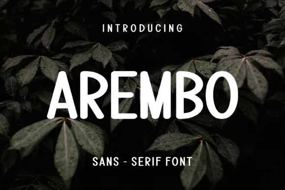 Arembo: A Modern Sans Serif