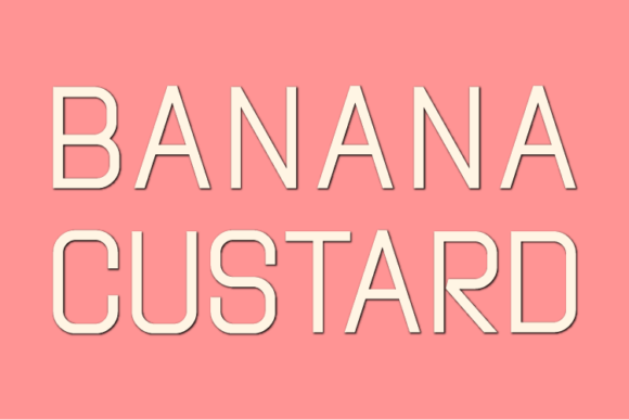 Banana Custard: A Font for Calm and Clarity
