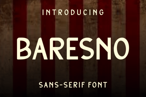 Baresno: A Calm, Confident Sans Serif