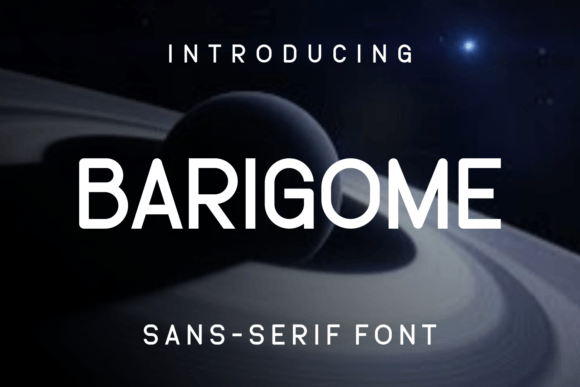Barigome: A Stylish Sans Serif Font