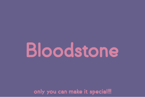 Bloodstone Font Review