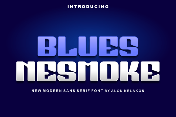 Blues Nesmoke Font for Web Design