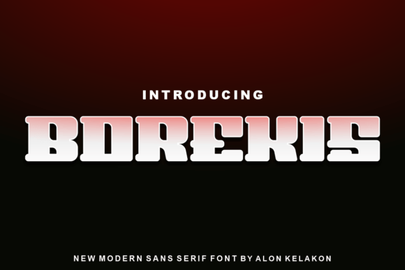 Borekis: A Modern Sans Serif Font