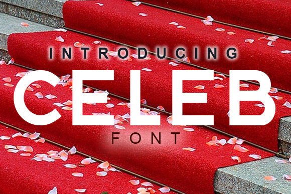 Celeb Font: Modern Typography for Editorial Design