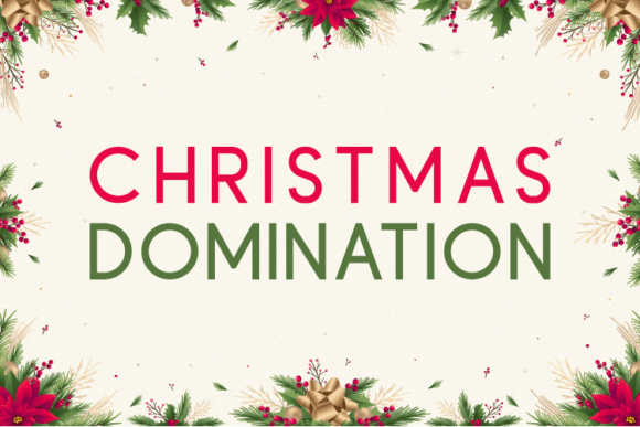 Christmas Domination Font
