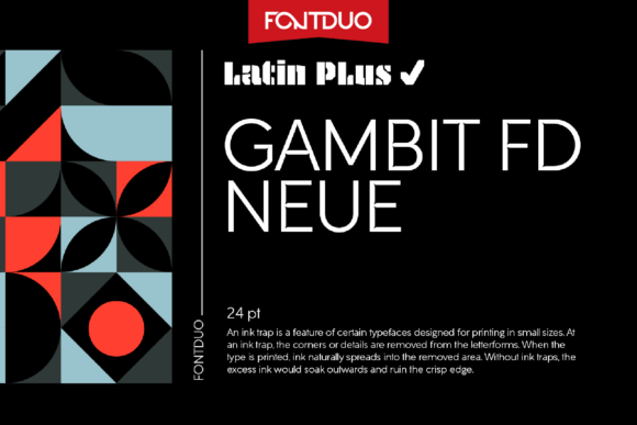 Gambit Fd Neue: A Modern Sans Serif
