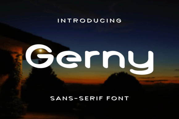 Gerny: A Friendly Font for Business