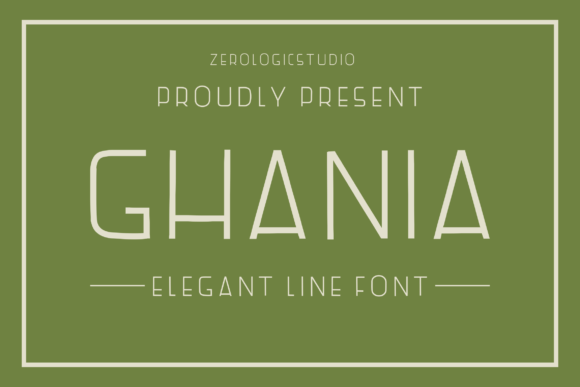 Ghania: A Font for Business Brilliance