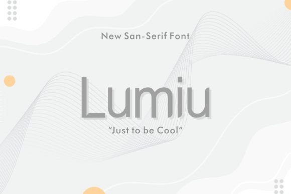 Lumiu: A Clean Sans Serif for Editorial Design