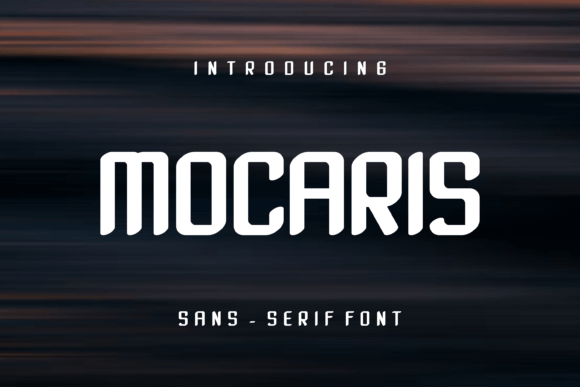 Mocaris: A Modern Sans Serif Font
