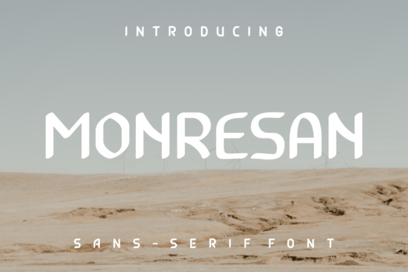 Monresan: A Bold Sans Serif for Digital Campaigns