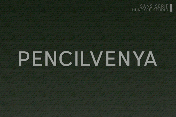 Pencilvenya: A Versatile Sans Serif