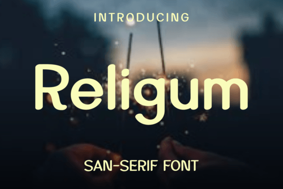 Religum: A Bold Sans Serif for Creative Projects