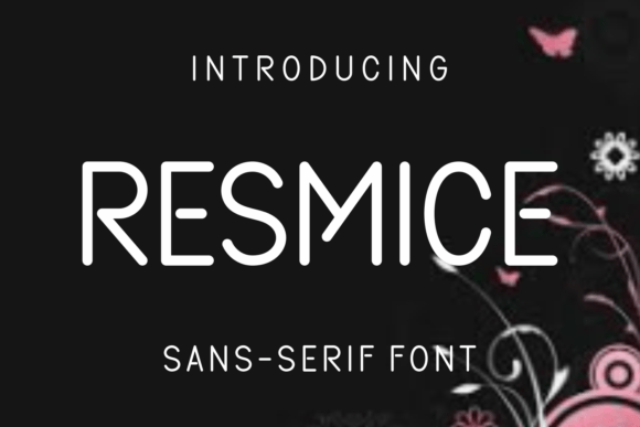 Resmice: A Bold Font for Digital Campaigns