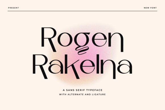 Rogen Rakelna: A Modern Sans Serif