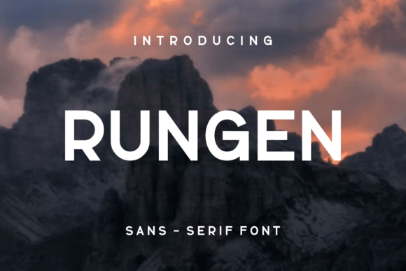 Rungen: A Font for Clear, Strong Campaigns