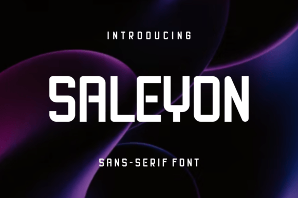 Saleyon: A Modern Sans Serif for Creative Web Design