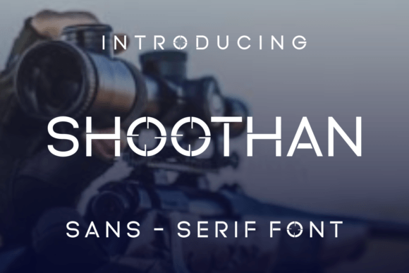 Shoothan: A Bold Sans Serif for Creative Projects