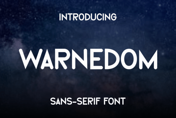 Warnedom: A Font for Business Brilliance