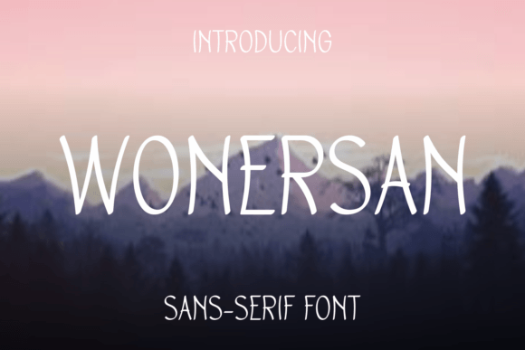 Wonersan: A Modern Sans Serif for Real-World Design